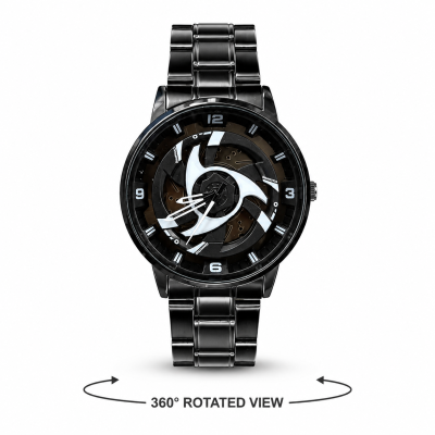 Wheel Rim Rotating Watch